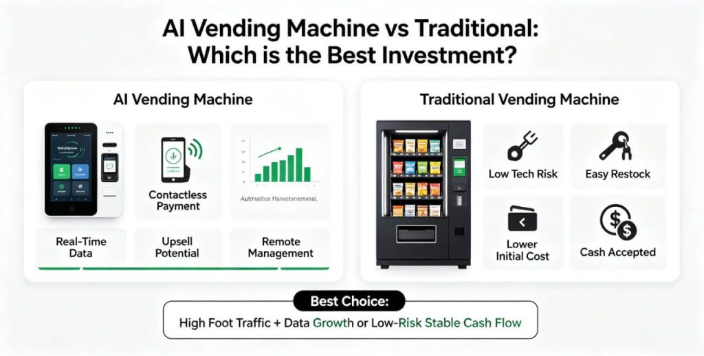 AI Vending Machine vs Traditional