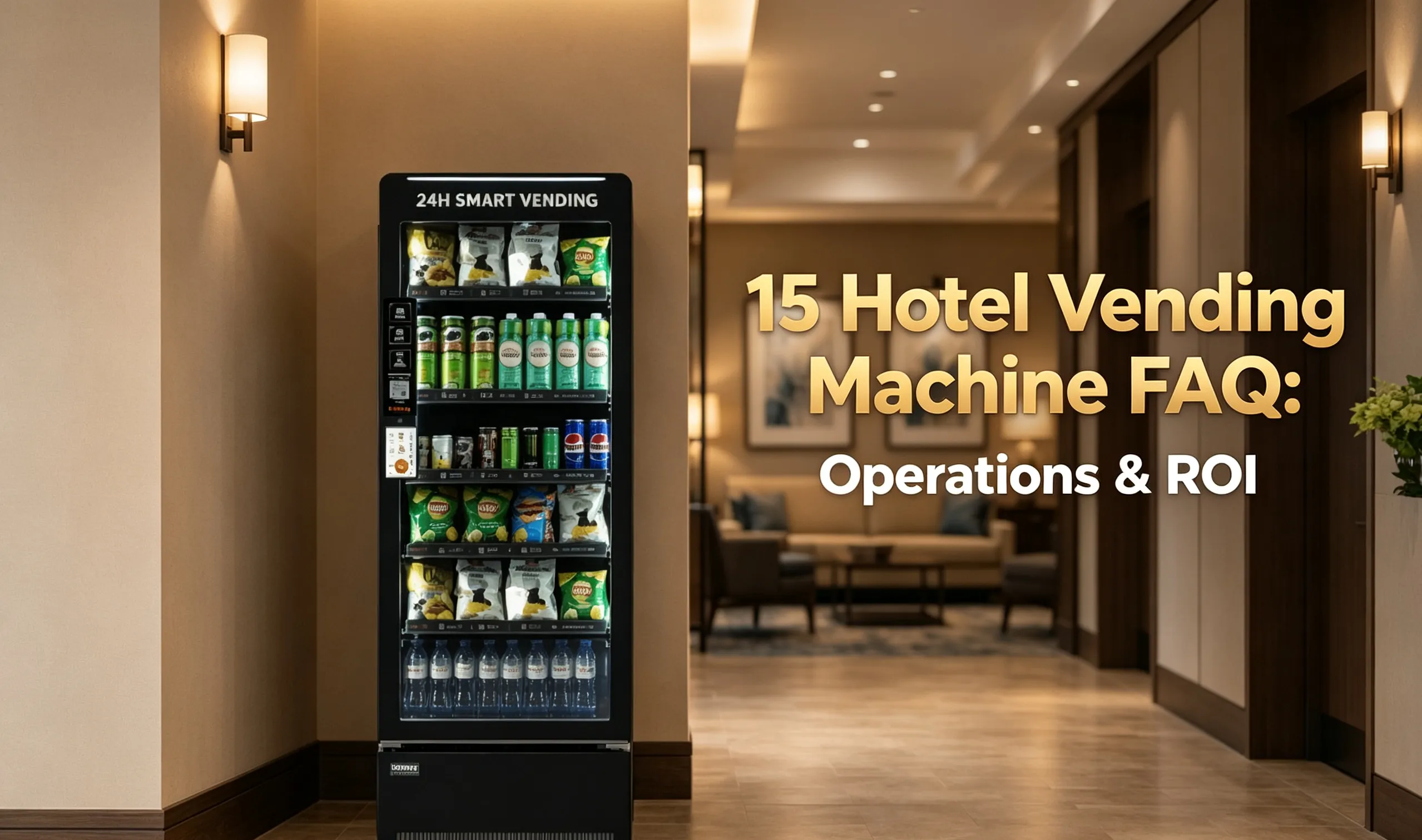 15 Hotel Vending Machine FAQ Operations & ROI