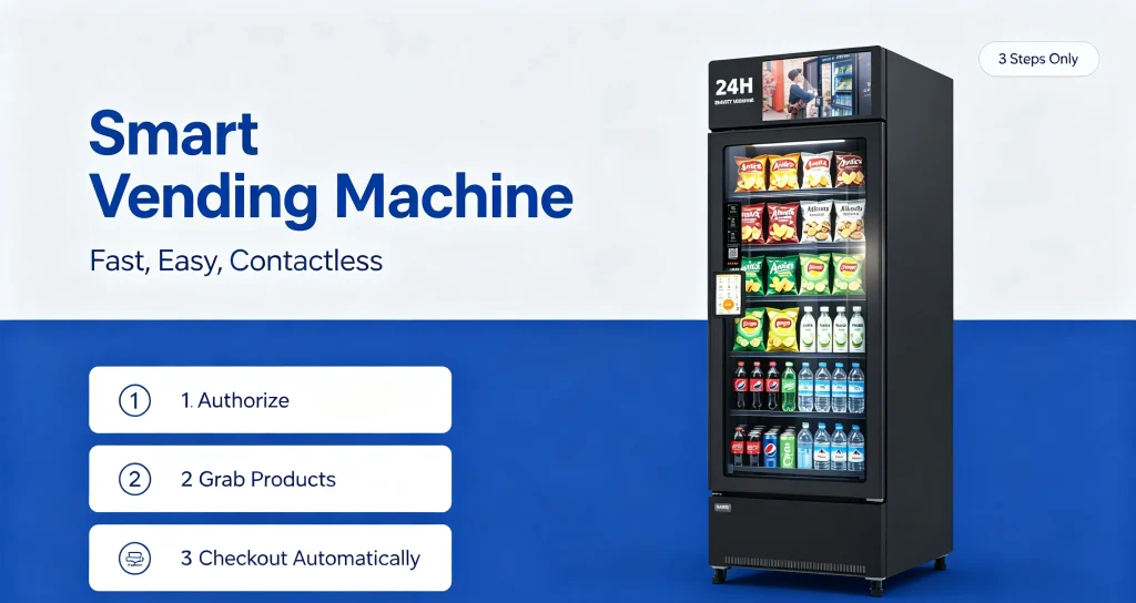 How the AI Smart Vending Machine Works