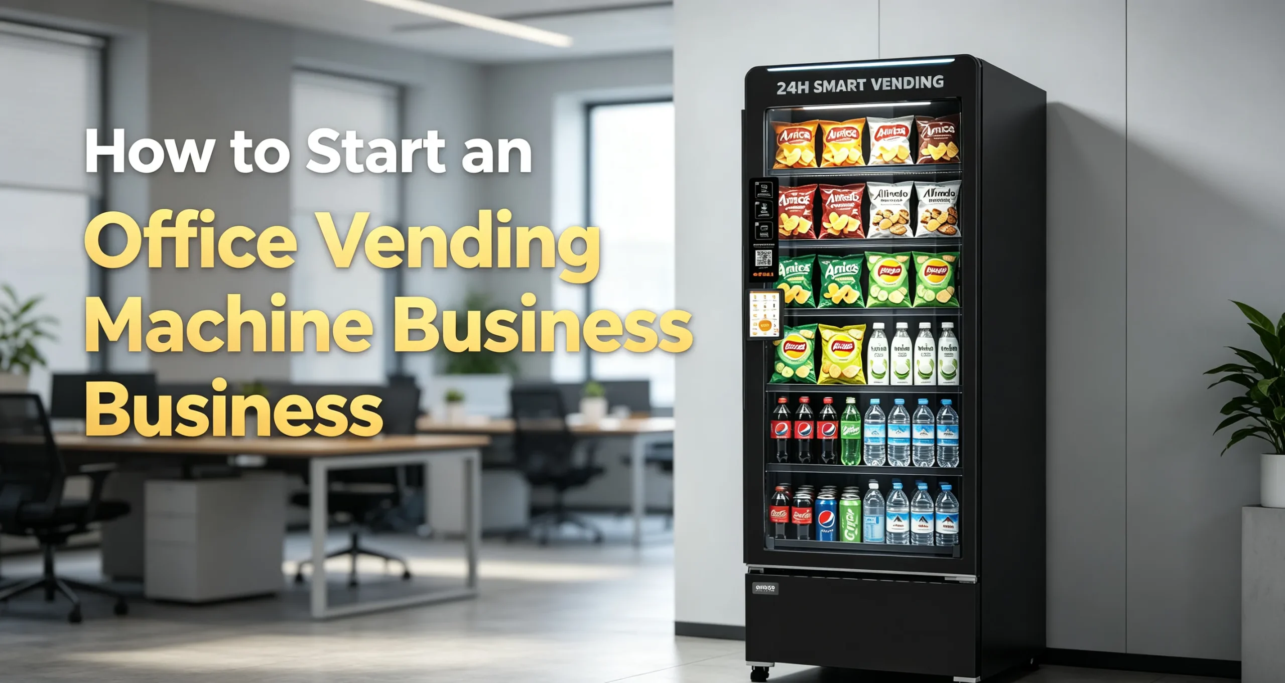 How to Start an Office Vending Machine Business