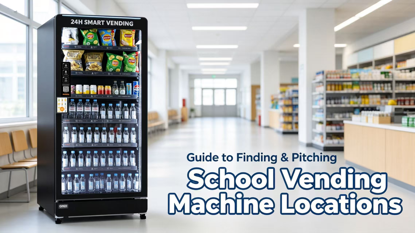Guide to Finding & Pitching School Vending Machine Locations