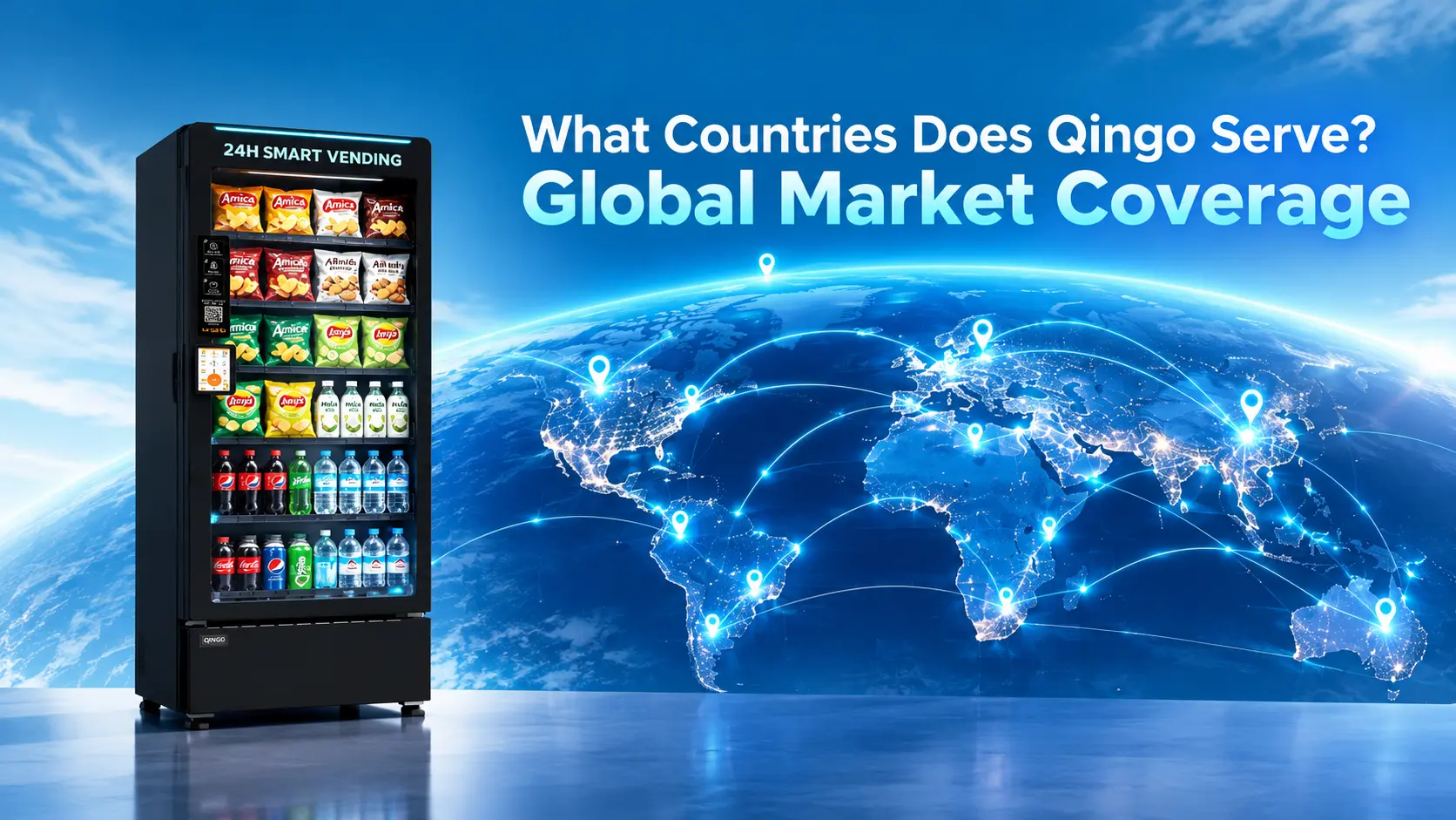 Qingo Global Market Coverage – Smart Vending Machine Worldwide Reach