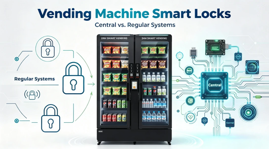 Vending Machine Smart Locks Central vs. Regular Systems