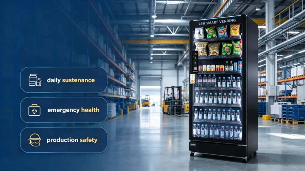 daily sustenance, emergency health, and production safety