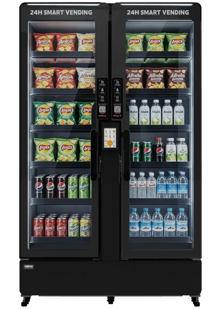 qingo-pair-1208-dual-door-vending-machine